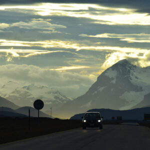 Carretera en Puerto Natales