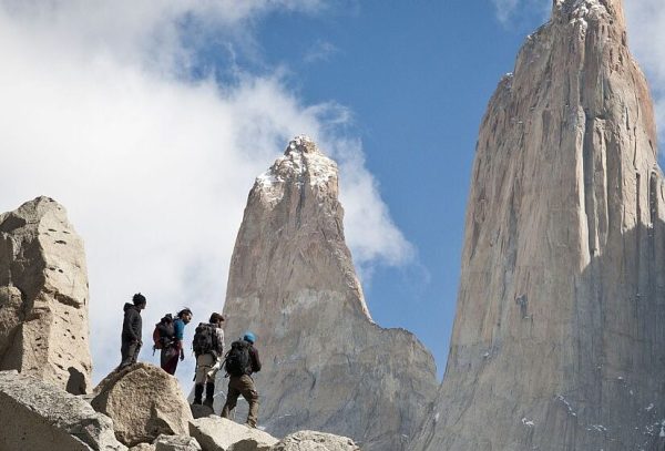 Trekking en la base de las Torres del Paine